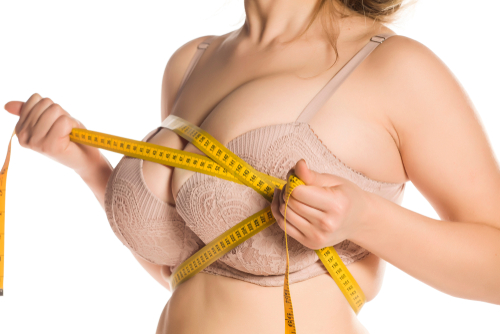 Breast reduction cosmetic operation