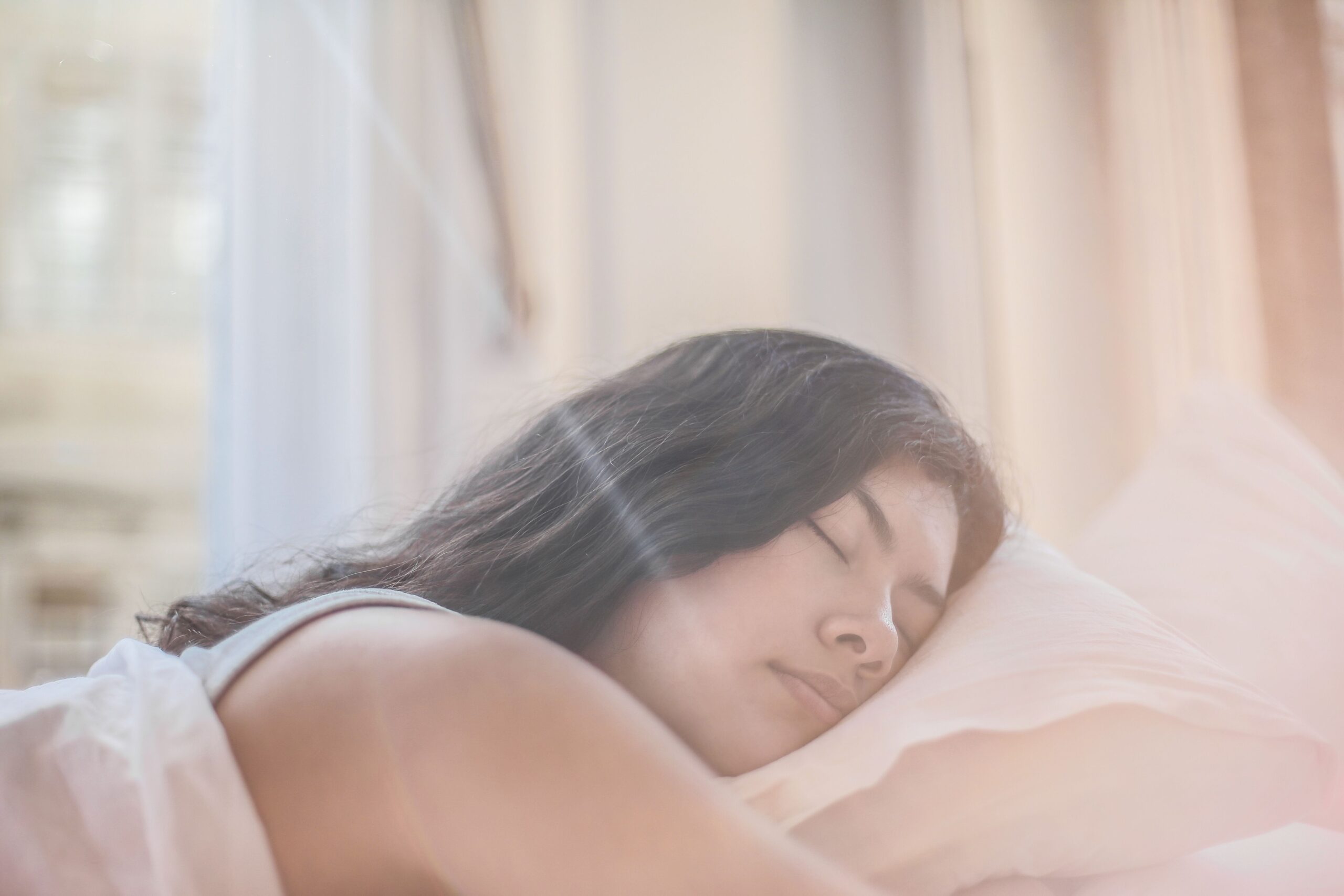 sleeping woman